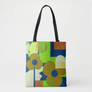 Farbenfrohe Blumenmuster-Tasche – Cute Vibrant Fl Tasche
