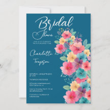 Farbenfrohe Blüten Bridal Bash