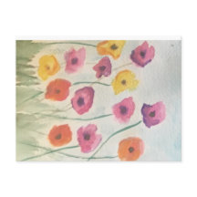 Farbenfrohe Blüten Stationäre