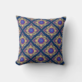 Farbenfrohe Boho Chic Geometric Muster Kissen