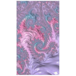 Farbenfrohe Boho Hippie Groovy Trippy Pastell-Frak Tischdecke