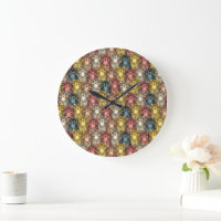 Farbenfrohe Boho Woodland Owl Muster