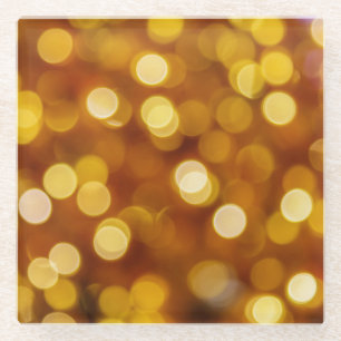 Farbenfrohe Bokenbeleuchtung, Weihnachtsuntergrund Glasuntersetzer
