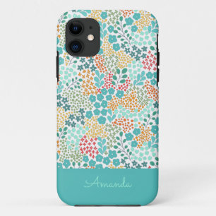 Farbenfrohe botanische Fall-Mate iPhone Fall Case-Mate iPhone Hülle