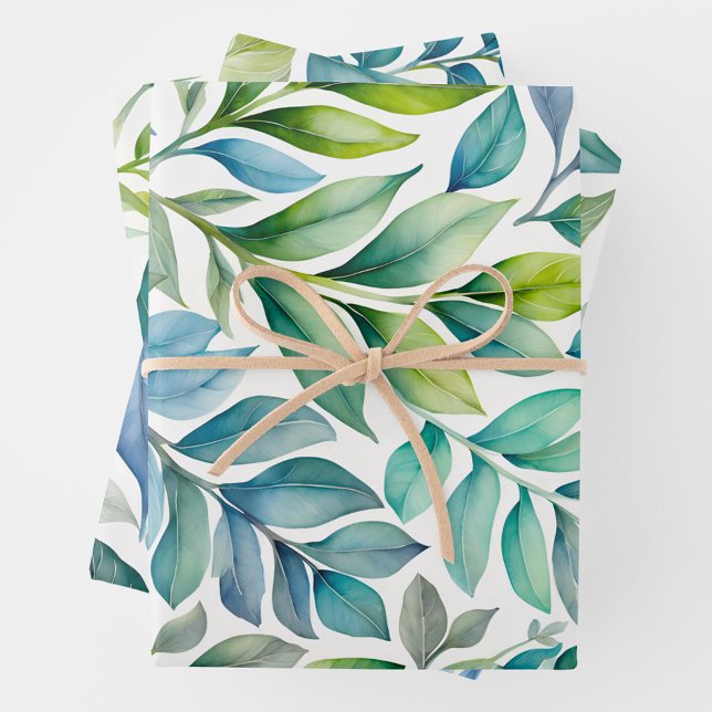 Farbenfrohe Botanische Kunstbekleidung Geschenkpapier Set (Von Creator hochgeladen)