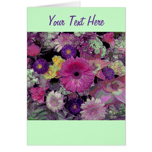 farbenfrohe Bouquet (Vorne)