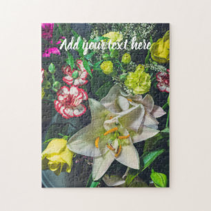 Farbenfrohe Bouquet mit Lilie