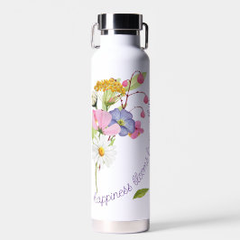 Farbenfrohe Bouquet Wasserflasche Trinkflasche