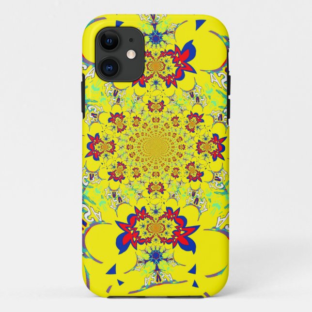 Farbenfrohe braune Damaskus Design Art Print Case-Mate iPhone Hülle (Rückseite)
