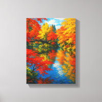Farbenfrohe Bridge Landschaft