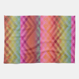 Farbenfrohe Brillen Geschirrtuch