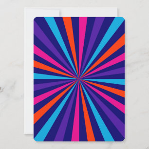 Farbenfrohe Burst Spinning Wheel Design