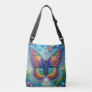Farbenfrohe Butterfly Diamantfarbene Tasche