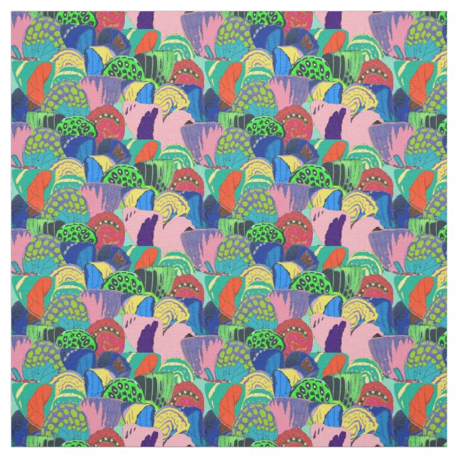 Farbenfrohe Butterfly-Flügelstoff Stoff (Muster)