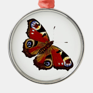 Farbenfrohe Butterfly Ornament Aus Metall