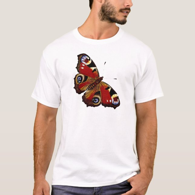 Farbenfrohe Butterfly T-Shirt (Vorderseite)