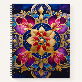 Farbenfrohe byzantinische Jewel Art Spirituosen No Notizbuch