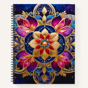 Farbenfrohe byzantinische Jewel Art Spirituosen No Notizbuch