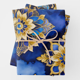 Farbenfrohe byzantinische Kunstschmiedetafeln Geschenkpapier Set