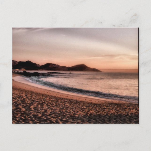 Farbenfrohe Cabo Postkarte (Vorderseite)