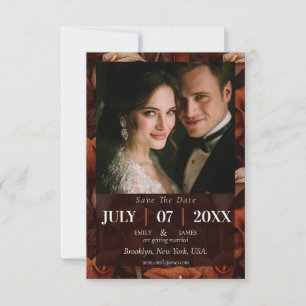 Farbenfrohe Calla-Lilien Ästhetische Traditionelle Save The Date
