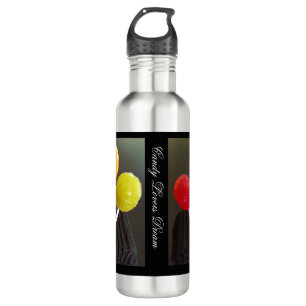Farbenfrohe Candy Lover Foto Wasserflasche Edelstahlflasche