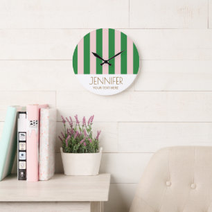 Farbenfrohe Candy Rainbow Color Block Moderne Stre Große Wanduhr