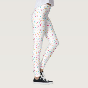 Farbenfrohe Candy Sprinkles   Benutzerdefiniert Leggings