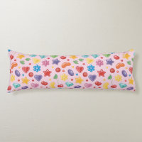 "Farbenfrohe Candy Star Kissen