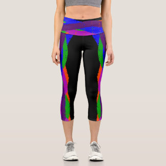 Farbenfrohe Capri Croppe 06 Yoga Pants Leggings