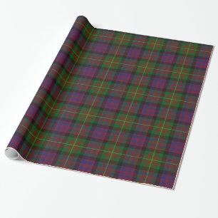 Farbenfrohe Carnegie Tartan Kariertes Wrapping Pap Geschenkpapier