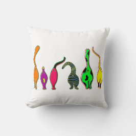 Farbenfrohe Cat Hintern Kissen