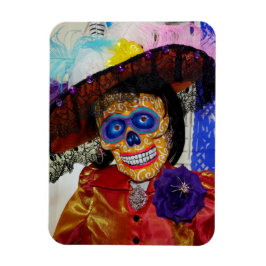 Farbenfrohe Catrina Flexible Magnet