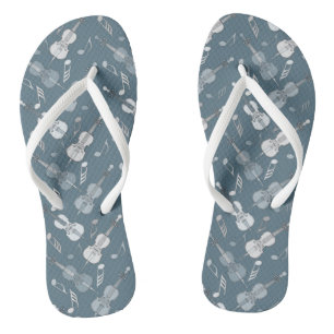 Farbenfrohe Cellos Pattern Flip Flops