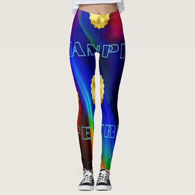 Farbenfrohe Champions Spirit-Leggings Leggings (Vorderseite)