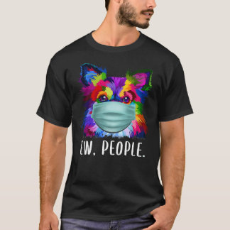 Farbenfrohe Chihuahua Ew Leute, die einen Gesichts T-Shirt