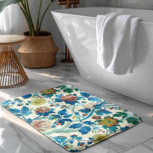 Farbenfrohe Chinoiserie Traditionelles, florales M Badematte