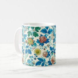 Farbenfrohe Chinoiserie Traditionelles, florales M Kaffeetasse