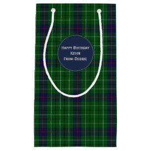 Farbenfrohe Clan Duncan Karierte Geschenktasche Kleine Geschenktüte