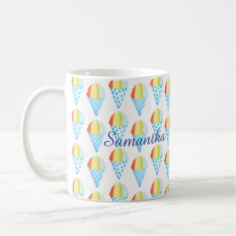 Farbenfrohe Cold Cone Dessert Kaffeetasse