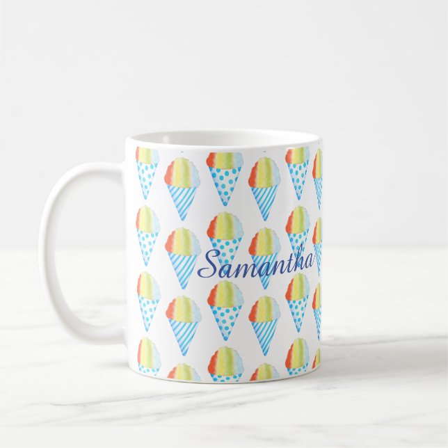 Farbenfrohe Cold Cone Dessert Kaffeetasse (Links)