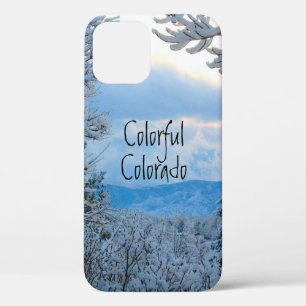 Farbenfrohe Colorado Winterschnee Case-Mate iPhone Hülle