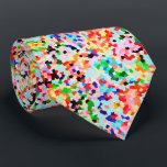 Farbenfrohe Confetti Abstraktes Muster Krawatte<br><div class="desc">Coole bunte einzigartige abstrakte Konfetti-Muster.</div>