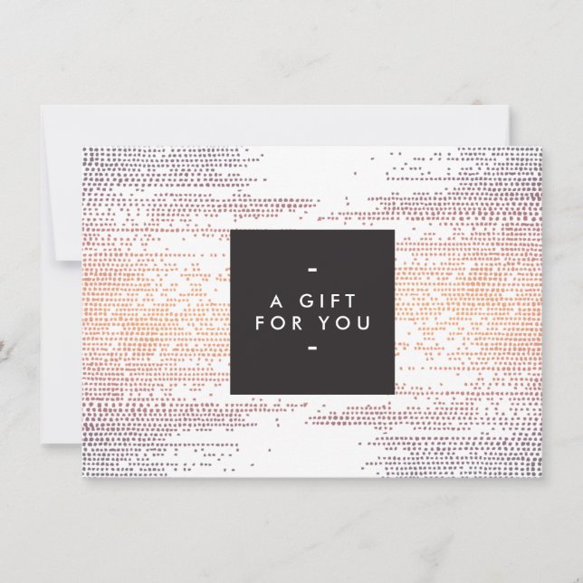Farbenfrohe Confetti Regenmuster Moderne Geschenkk (Vorderseite)