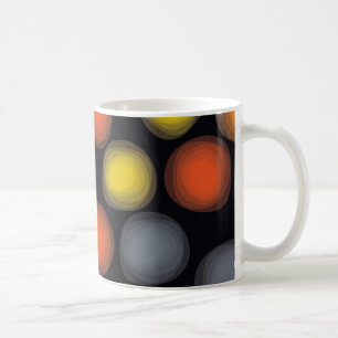 Farbenfrohe, coole, moderne, trendige Abstraktion Kaffeetasse