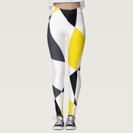 Farbenfrohe, coole, trendige, moderne geometrische leggings