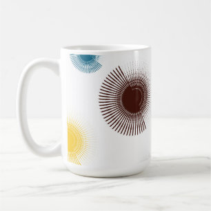 Farbenfrohe, coole, urbane Pinselstriche im Trend Kaffeetasse