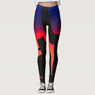 Farbenfrohe Cowboy Rainbow Fashion/Yoga-Leggings Leggings