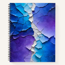 Farbenfrohe Crackle Paper Art Spirale Notebook Notizbuch