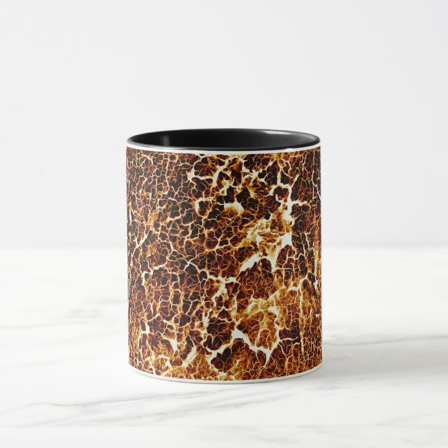 Farbenfrohe Crazy Einzigartige Textur Tasse (Zentrum)
